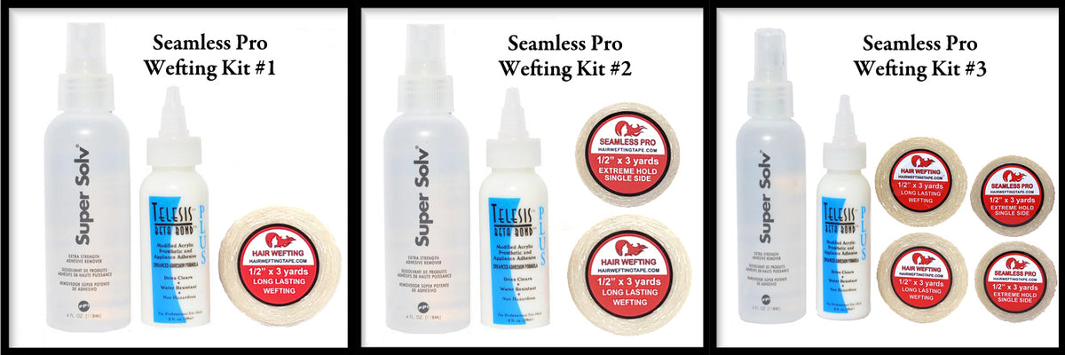 SEAMLESS PRO EXTREME HOLD HAIR WEFTING TAPE KITS –