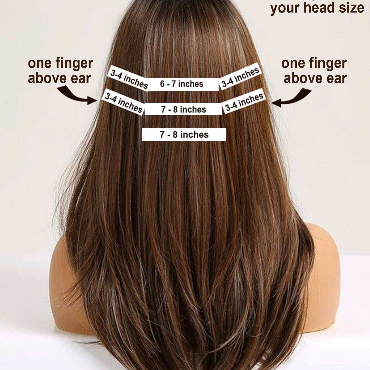 Placement guide for hair wefting tape