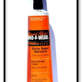 Liquid gold bond a weave adhesive glue