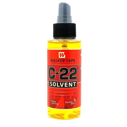 C-22 tape in hair extension remover that can remove the tape and glues very quickly.