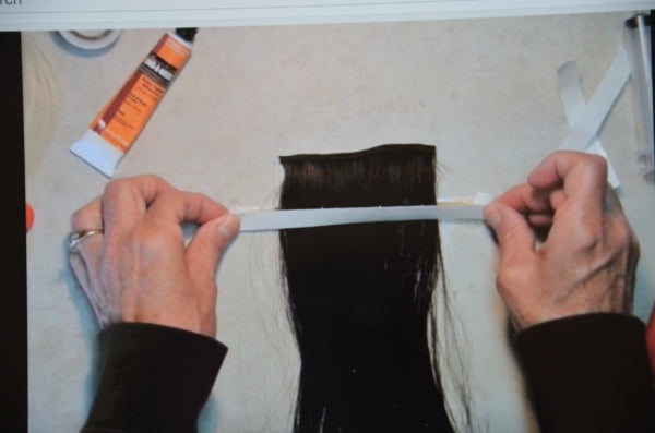 Single side hair weft extension tape  