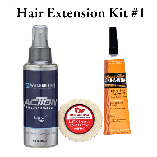 22 Glued Extension Hair w/ Extra U-tips Glue and Beads Training Kit ( –  CharleneProducts