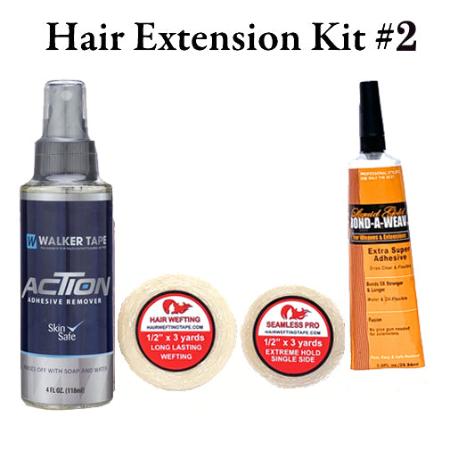 All Method Hair Extension Starter Kit (Weft, Keratin Bonds and Invisib –  Hair Candy Australia