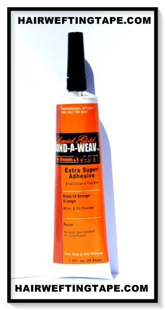 Liquid gold bond a weave adhesive glue